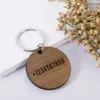 Dog Tag Customized Wooden Pet ID Tags Anti-lost Name Wood For Puppy Personalized Number Nameplate Collar Cat Necklace