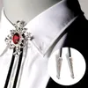 Boogbladen bolo stropdas voor heren carnavals westerse stroptie legering buckle shirt trui trui decoratieve groothandel