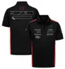 2023 Ny F1 Formel One Racing Dress Kort ärm Lapel T-shirt för män och kvinnor F1 Race Plus Size Team Uniform