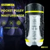 3D Textures Masturbators Cup for Men pocket Silicone Vagina Masturbation Adult Sex Toy Blowjob Machine 240417
