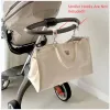 Сумки Ins Korean Baby Bead Bags Многофункциональные большие мощности Canvas Maternity Mommy Bag Bead Bear Emelcodery Bag Organizer