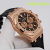 Unisexe AP Wrist Watch Epic Royal Oak Series 26331or Mens 18K Rose Gold Automatic mécanique Swiss Watch Luxury avec diamètre 41 mm