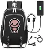 Mochila La encuadernación de las bolsas de la escuela de estudiantes Isaac Bookbag Cosplay Unisex Laptop Travel Hearing1607000