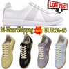 2024 Sapatos casuais de alta qualidade Curores de camurça mulher homens pretos brancos de salto plano lasco plano loafer tênis populares ao ar livre L Maisonns Sports Sapatos Chaussure Gai