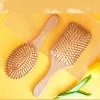 Air cushion Comb Hairdressing Wood Massage Hairbrush Hairbrush Paddle Comb Easy For Wet or Dry Use Flexible bristles All Hair LL