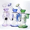 Szklana rura wodna Bong mocne platformy Dab Hakahs Bubbler Starry Ball Smoking Joint robi ręcznie z miską 14 mm