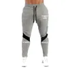 Fitness Muscle Gym Pantalons de jogging Men Bodybuilding Running Cotton Sweatpants Patchwork pantalon Run Training 240412