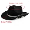 Bérets F42f Chapeaux de cowboy pour adolescents avec diamant étoile Felts Hat pour boîte de nuit