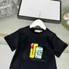 Fashion Baby T-Shirt Kinder Designer Kleidung farbige Logo Mädchen Kurzarm Größe 100-150 cm Jungen Tees Sommerkind T-Shirt 24APRIL