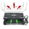 Pads USB Router Fan Cooler DIY PC Cooler TV Box Wireless Quiet DC 5V 120mm Fan 120x25x12cm Protective Mesh with Screws
