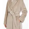 Manteau de mante à manche en cachemire manteau moteur de mode maxmaras femme alpaca laine à double poitrine