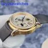 AP Pilot -Armband Watch Millennium Series Womens Watch 77315or Original Diamond Roségold Dynamische Mondphase -Anzeige Automatische mechanische Uhr 39mm
