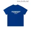Represente Designer T -shirt Heren T -shirt Trendy Letter Represente T -shirt Katoen damesheren Heren Graphic Gedrukte Luxe voor korte mouwen Represente Shirt 9623