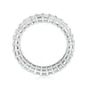Cluster Rings 18k White Gold Lab Grown Diamond For Women Engagement Wedding Jewelry NGIC/NGTC Certifikat