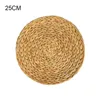 Natural Rattan Round Coasters, Handmade Insulating Placemats, Table Filler, Mats, Kitchen Decoration Accessories