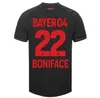 23 24 Bayer04 Leverkusen Soccer Jerseys Wirtz Boniface Hincapie Hofmann Tapsoba Schick Palacios Frimpong Grimaldo 2023 2024ホームアウェイ3番目のメンズフットボールシャツ