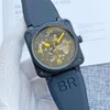 Bell and Ross Top Quality 44 -мм мужские часы Watch Watch