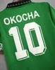 نيجيريا 24-25 جودة التايلاندية جيرسي مخصصة Kingcaps 10 Okecha 14 Amokachi 20 Ikpeba 9 yekini 14 Iheanacho Sports Dhgate Discor