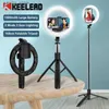 Selfie monopods selfie stick met 8 inch ringlicht 1680 mm opvouwbaar statief met oplaadbare lamp draadloze bluetooth voor smartphone iOS Android Y240418