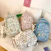 Backpack Female Cartoon Print Book Bag Fashion Women Cute Leisure School Girl Boy Graffiti Laptop Lady Travel College Trendy