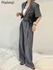 Dames tweedelige broek Summer 2 Set vrouwen korte mouw mode dames bijgesneden blazer pak jassen losse Koreaanse geplooide vrouw pant