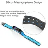 For Mi Band 34567 Two Color SilICONe Strap Mi Band RepLAcement SilICONe Smart Wristband Band 4 5 6 7 Bracelet 240419