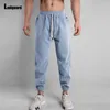 Herrenhosen Ladiguard 2024 Kpop Mode Freizeit Hip Hop Weiche riesige Taschenhose Plus Größe Herren lässiger Kordelmesser Jogginghosen