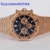 AP Pilot Wrist Assista Royal Oak Series 26331 Or Watch de Men's Watch 18K Rose Gold Automatic Mechanical Sports World Luxury Watch Diâmetro 41mm