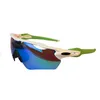 Designer Cycling Solglasögon Oakcykelcykel Eyewear Kvinnor Män som kör solglasögon Goggles Cycling Sun Glasses Outdoor Sport UV400 Polariserad lins TR90 Frammodell