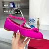 Ballet Girl Baller Traps Ballerinas Flat Shoe Women's Shoes Stud Tino Single High Edition Bow Rivet Patent Leather Nallow Bottomed Princess Style 4y0U