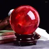 Bangle High End Red Crystal Ball Attracting Wealth And Widely Entering Tea Room Wine Cabinet Decoration