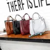 حقائب المساء 4pcs حقيبة نسائية مجموعة غير رسمية أزياء أزياء الشارع بو السيدات اليدين حقيبة اليد الكتف محفظة