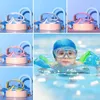 Outdoor Swim Goggles Earplug 2 in 1 Set AntiFog UV Protection Swimming Glasses With Earplugs for Kids Toddler 315 Years 240409