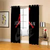 Curtain Black Brands Luxury Modern Light Filtering Drapes Theme Decorative 2 Panels Thin Curtains For Bedroom Living Room