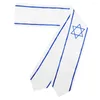 Scarves Israel Flag 180 15CM Graduation Sash Stole Scarf Double Sided For Study Aboard International Students