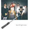 Selfie Monopods FgcLy Bluetooth pliable Stick Selfie sans fil avec télécommande de déclencheur léger Take Photos Trépied pour iOS Android Y240418