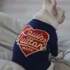 Hundkläder Autumn Winter Warm Clothes Designer Sweater Schnauzer French Bulldog Teddy Small Medium Cat Sweatshirt husdjursartiklar