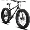 Велосипеды Malus Mens and Women Fat Tire Mountain Bike 26-дюймовые велосипедные колеса ширины шириной 4 дюйма Steel рама L48