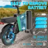 Fietsen Diepower Mini Foldab Ebike 500W 48V 30AH ROVAB-batterij Multi-Shock-Absorbing Urban Ectric Bicyc Bike voor Aldult L48