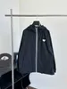 Men's Jackets designer PU Pu Jia Correct High Version 24SS Classic Triangle Hooded Cardigan Windbreaker Coat for Men and Women's Casual Versatile GH4K
