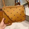 Hög kapacitet dubbelsidig butik handväskor 2 -stycken herrar axel crossbody pochette lyx läder designer väska plånböcker kvinnors koppling tote city gym blöja keepall väska