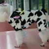 Vêtements pour chiens hiver chauds mignon vache de vache de vache enleme