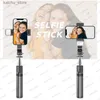 Selfie monopody fangtuosi bluetooth selfie statyw z bezprzewodowym pilotem migawki sterowania lampka światła Uchwyt telefonu smartfon Tiktok na żywo monopod Y240418