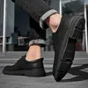 Casual schoenen Men Mode Sneakers Lower Up Leather Outdoor Walking Shoe Heren Tooling Male Flat Oxfords Flats