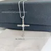 Designer David Yumans Yurma Jewelry Bracelet Xx Cross Single Diamond Pendant Clavicle Fashion High-quality Necklace Quick Sale 528