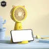 Pads USB Mini Fan Handheld Fan Mini Creative Desktop Creative Office Mute Caring Portable Handhell Fan