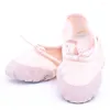 Tanzschuhe Mädchen Frauen Ballett Canvas weiche Sohle Pantoffeln für Kinder Kinder Ball Raum Ballerina Danzen 073