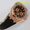 Unisexe AP Wrist Watch Epic Royal Oak Series 26331or Mens 18K Rose Gold Automatic mécanique Swiss Watch Luxury avec diamètre 41 mm