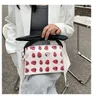 Tas eenvoudige kleine tassen 2024 lente/zomer trendy mode dames messenger textured single schouder vierkant