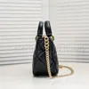 高品質のファッションミニクラシックトートバッグレディースパールシープスキンキルティング財布高級レザークロスボディショルダーバッグ